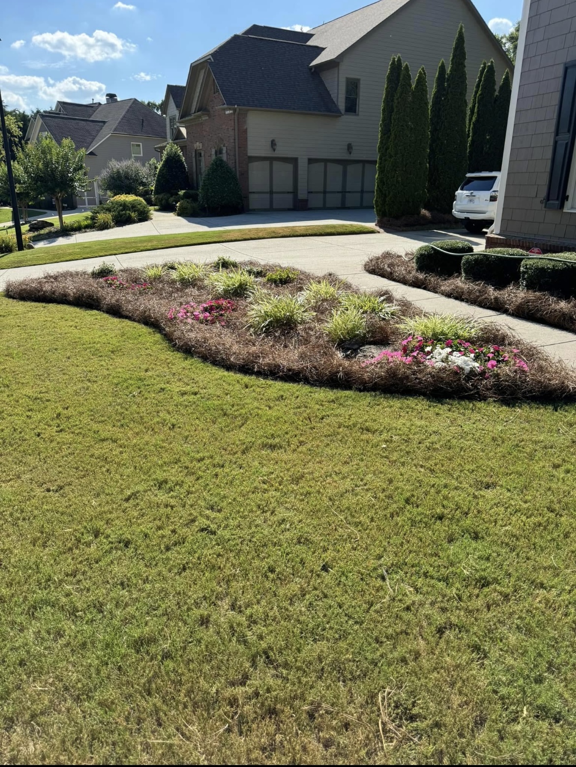 Professional lawn striping in Georgia